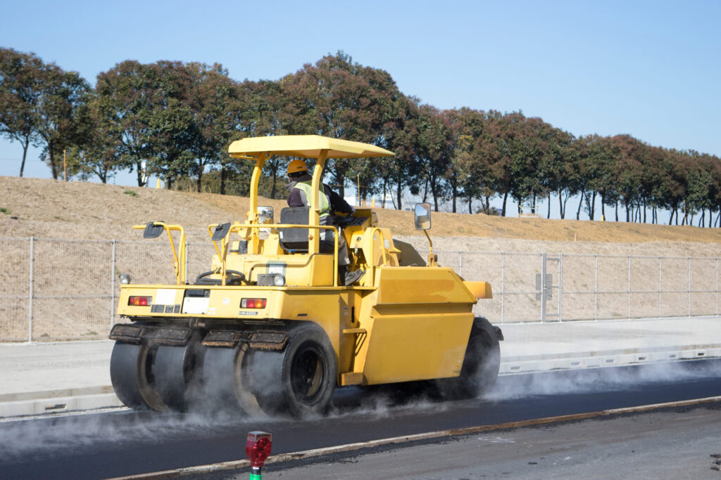県道48号 桜峰バイパス 道路改良工事（デモ）