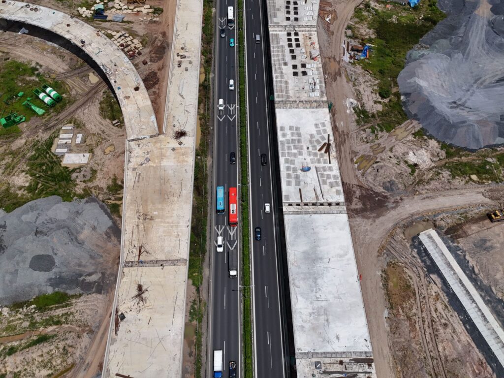 県道48号 桜峰バイパス 道路改良工事（デモ） 施工後